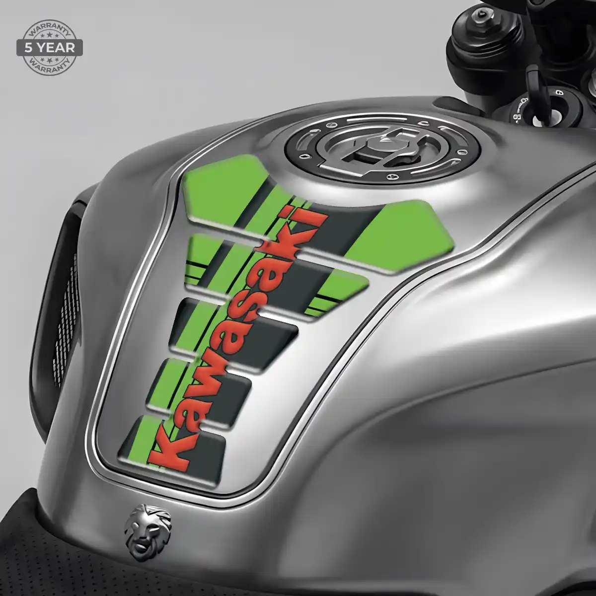 Kawasaki Tank Pad Motorcycle Refined Design