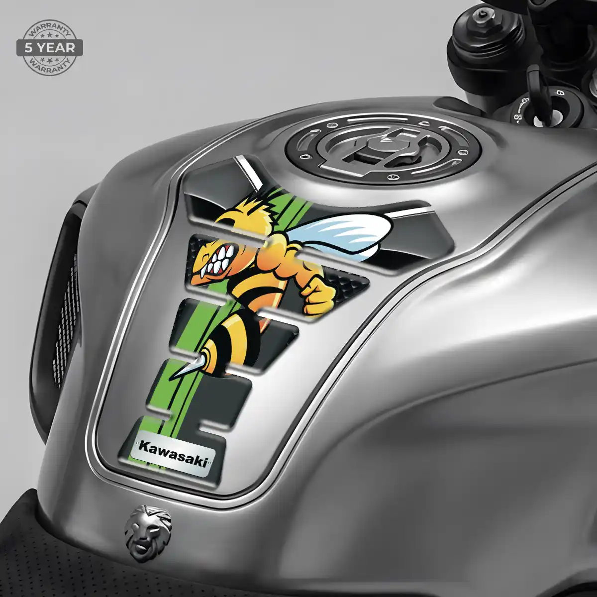 Kawasaki Tank Pad Motorcycle Sleek Style