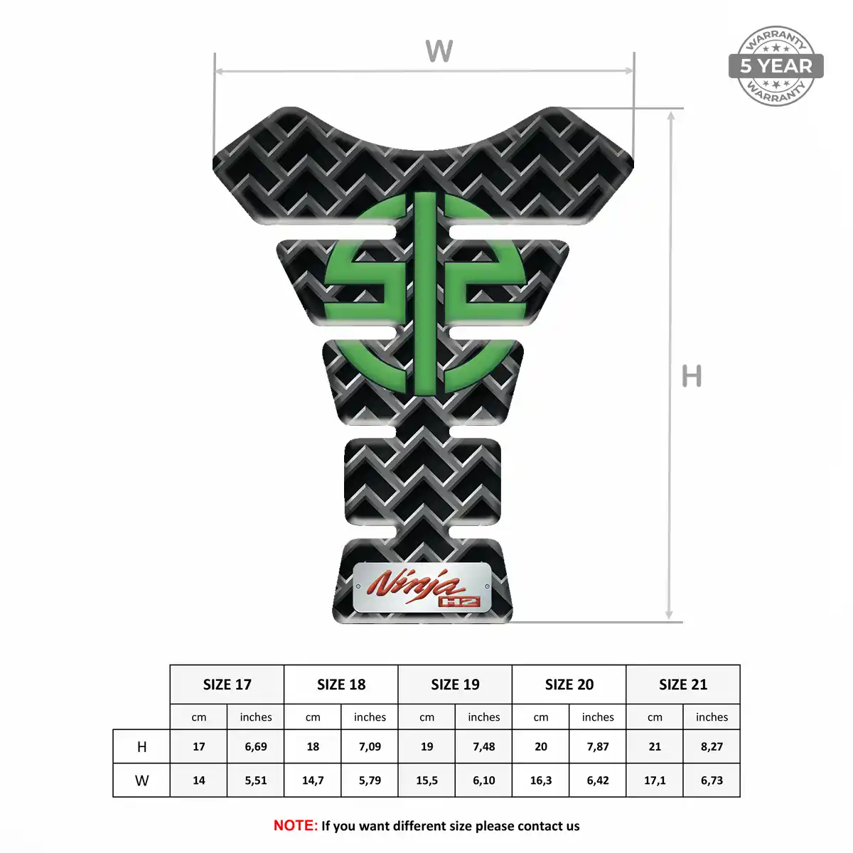 Kawasaki Tank Pad Protector Elite Edition