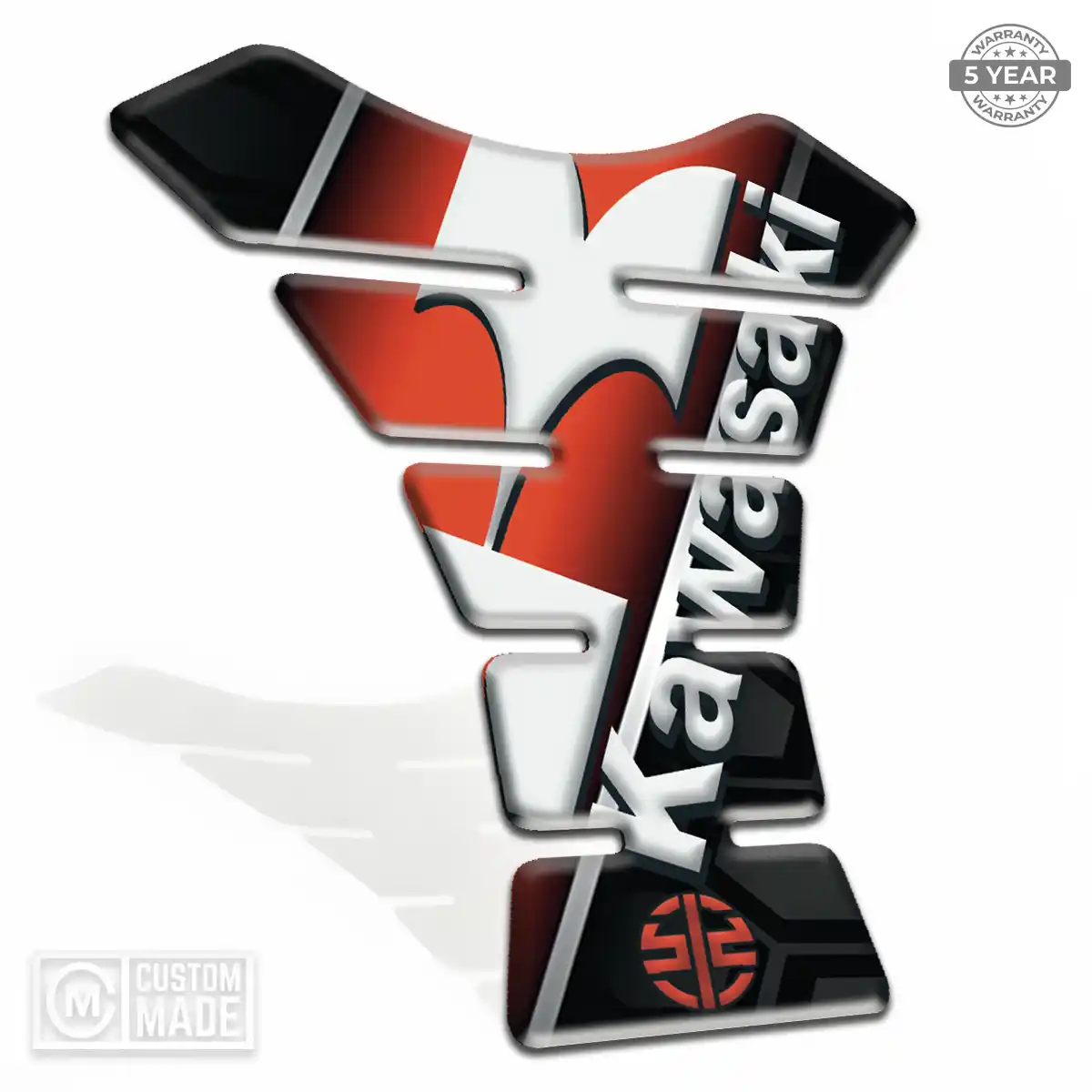 Kawasaki Tank Pad Protector Motorbike Elite Finish