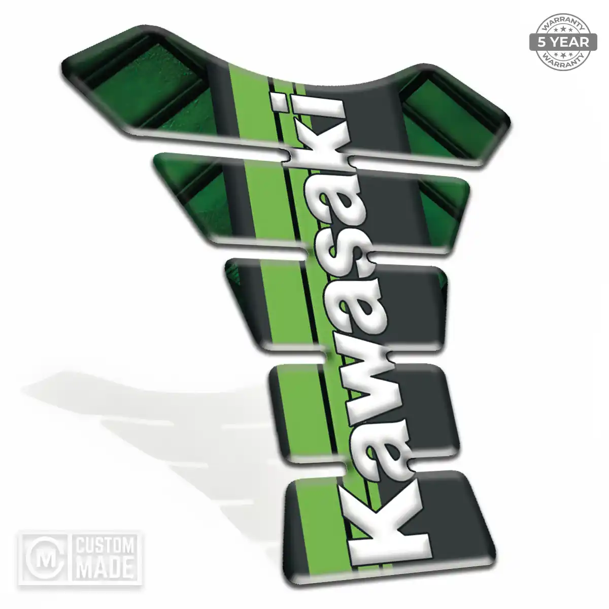 Kawasaki Tank Pad Protector Motorbike Sleek Style