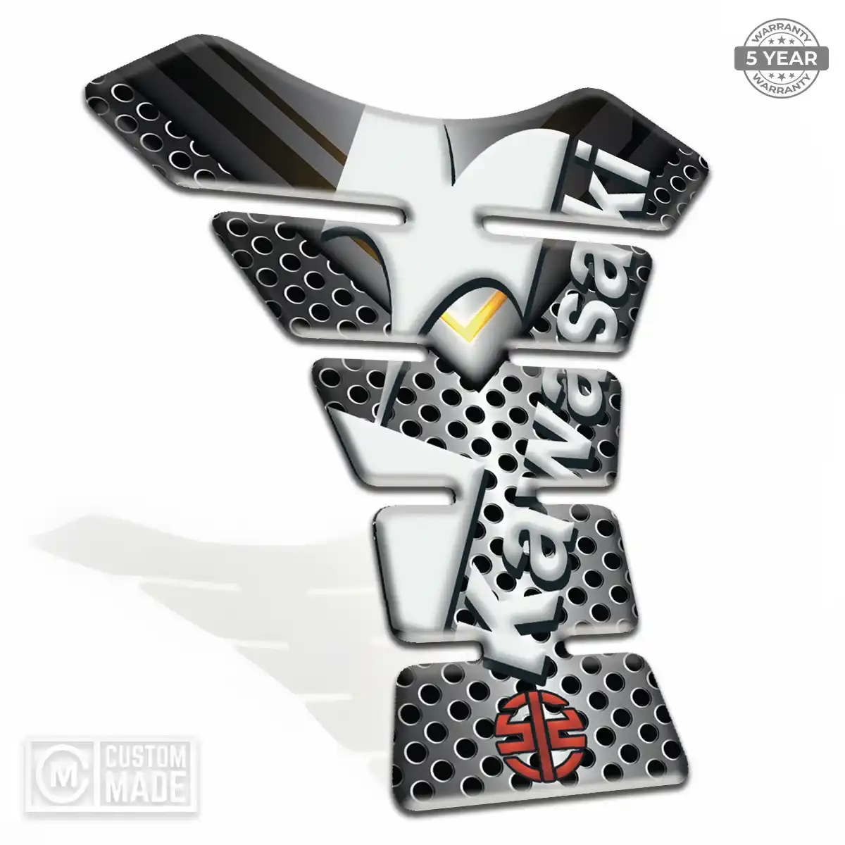 Kawasaki Tank Pad Protector Motorcycle Sleek Style