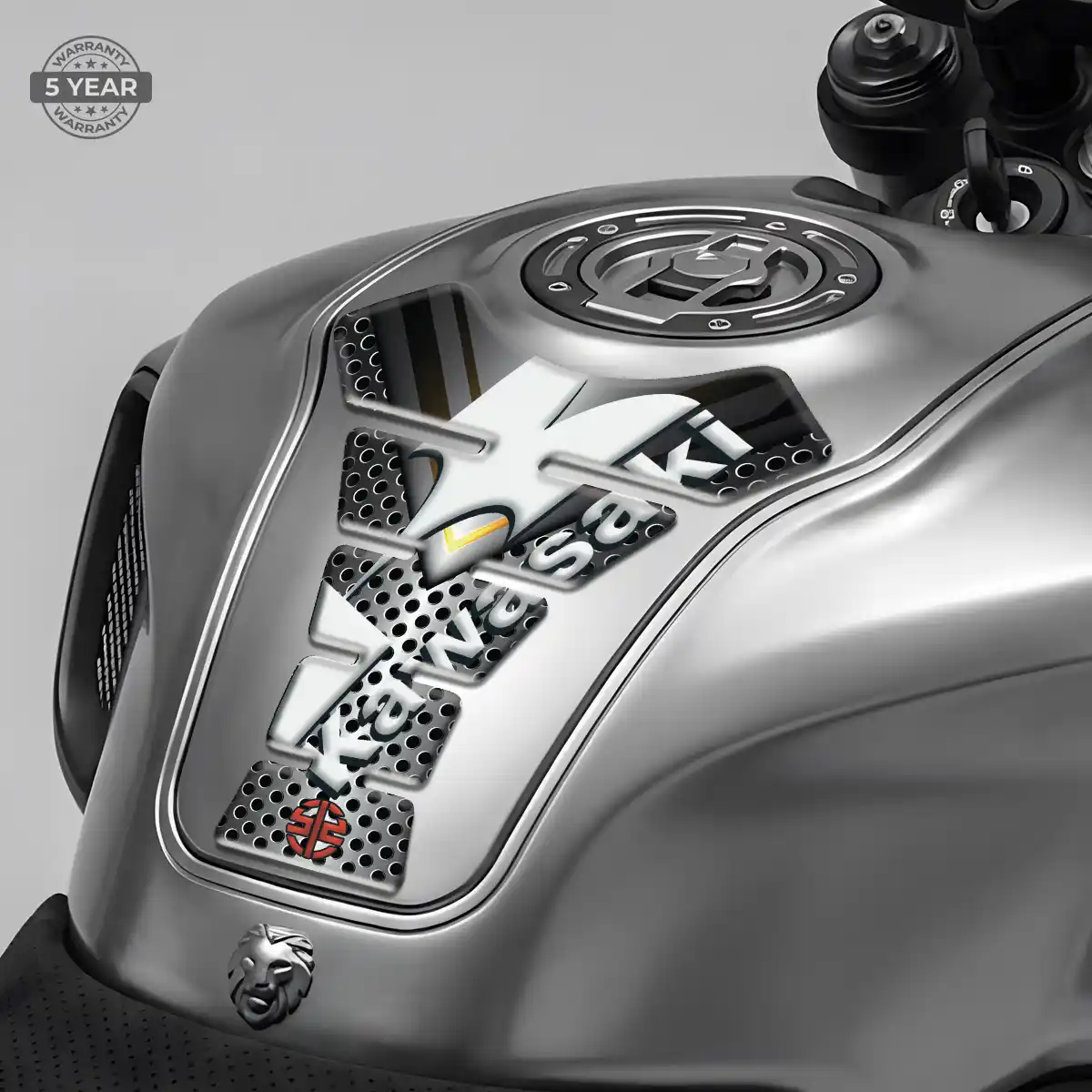 Kawasaki Tank Pad Protector Motorcycle Sleek Style