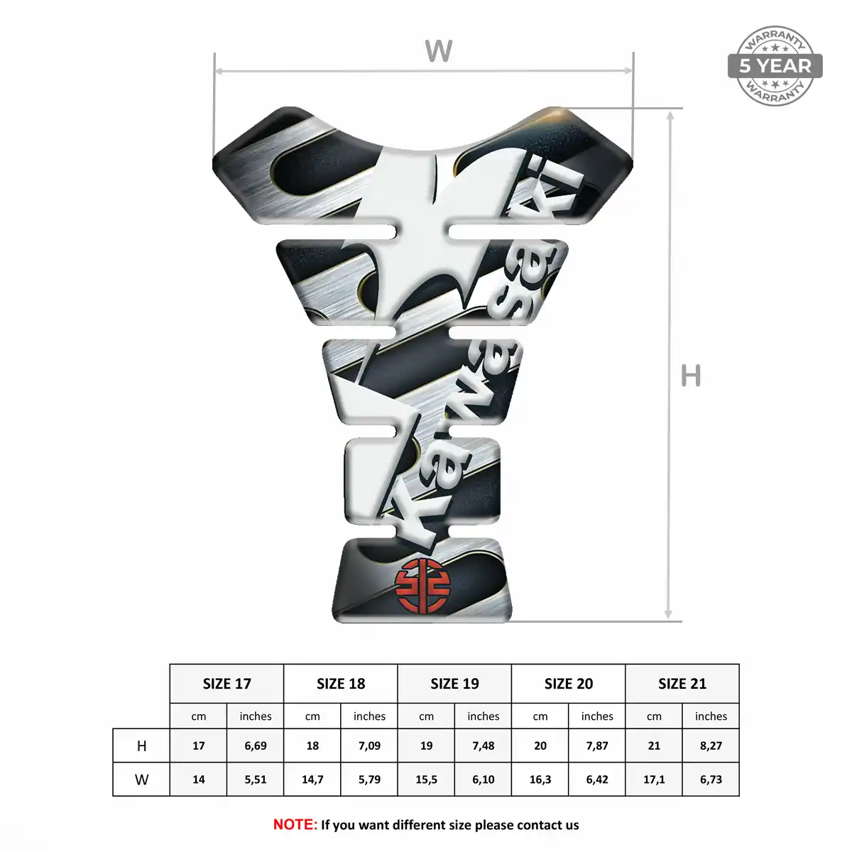 Kawasaki Tank Pad Protector Prestige Line