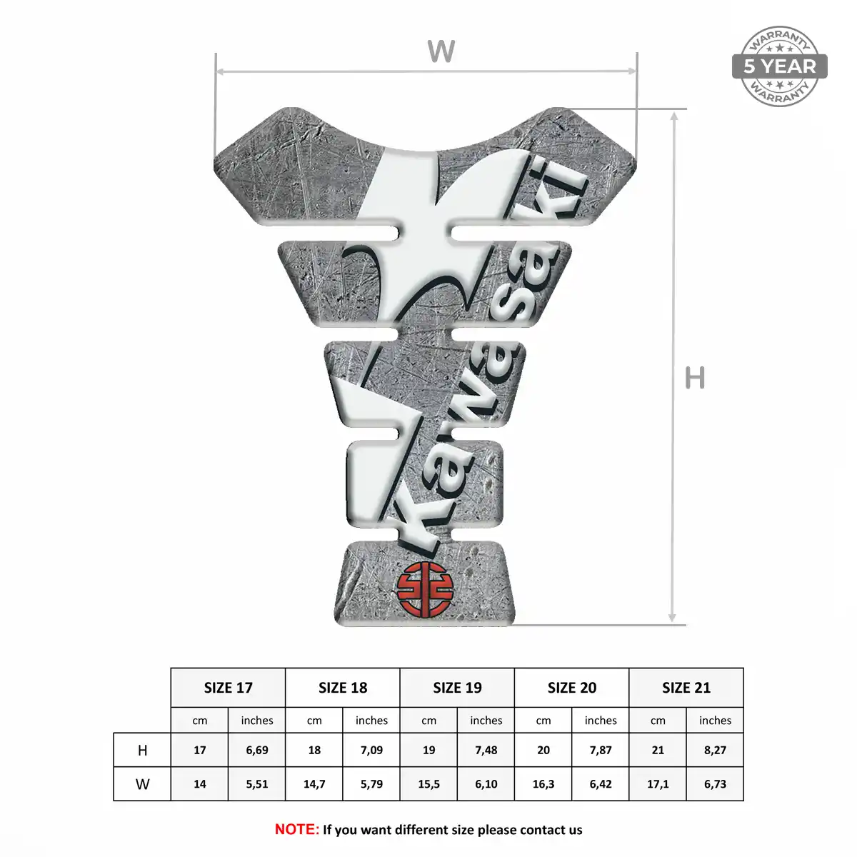 Kawasaki Tank Pad Superior Craft