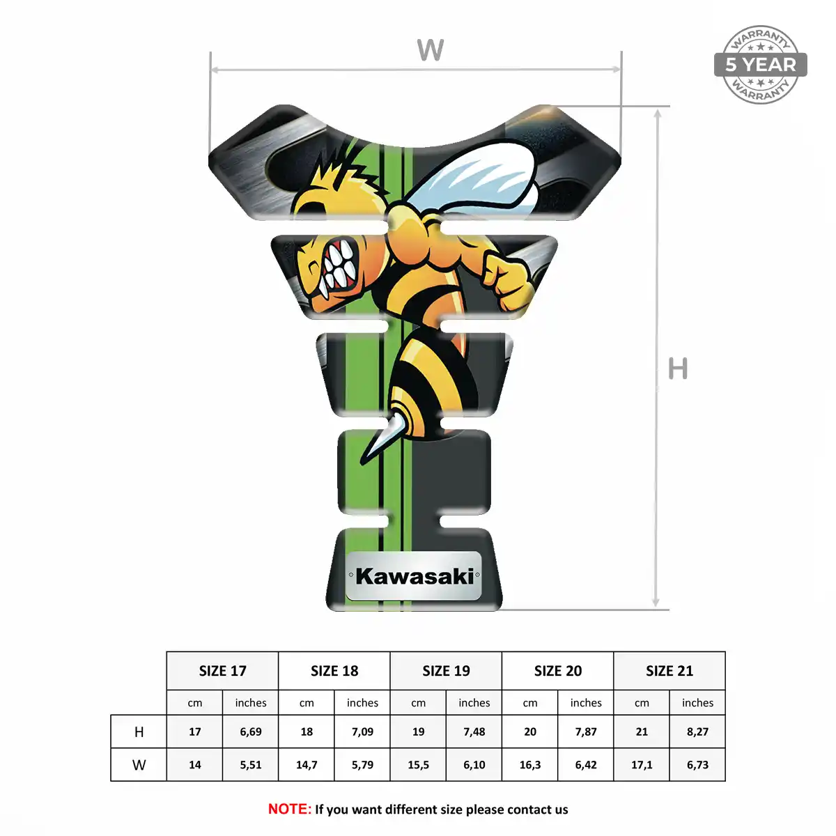 Kawasaki Tank Pads Deluxe Edition