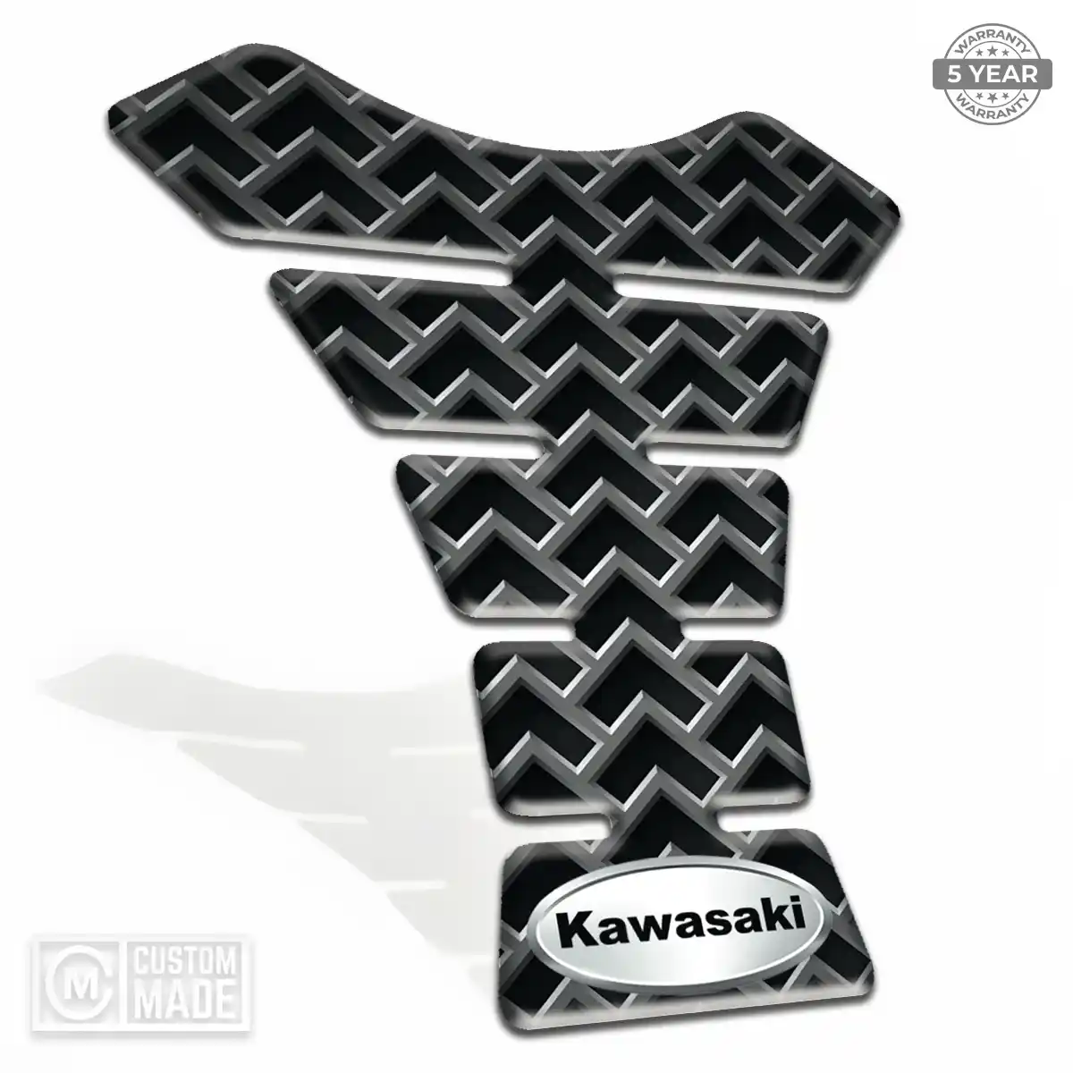 Kawasaki Tank Pads Fuse Motorcycle Refined Design