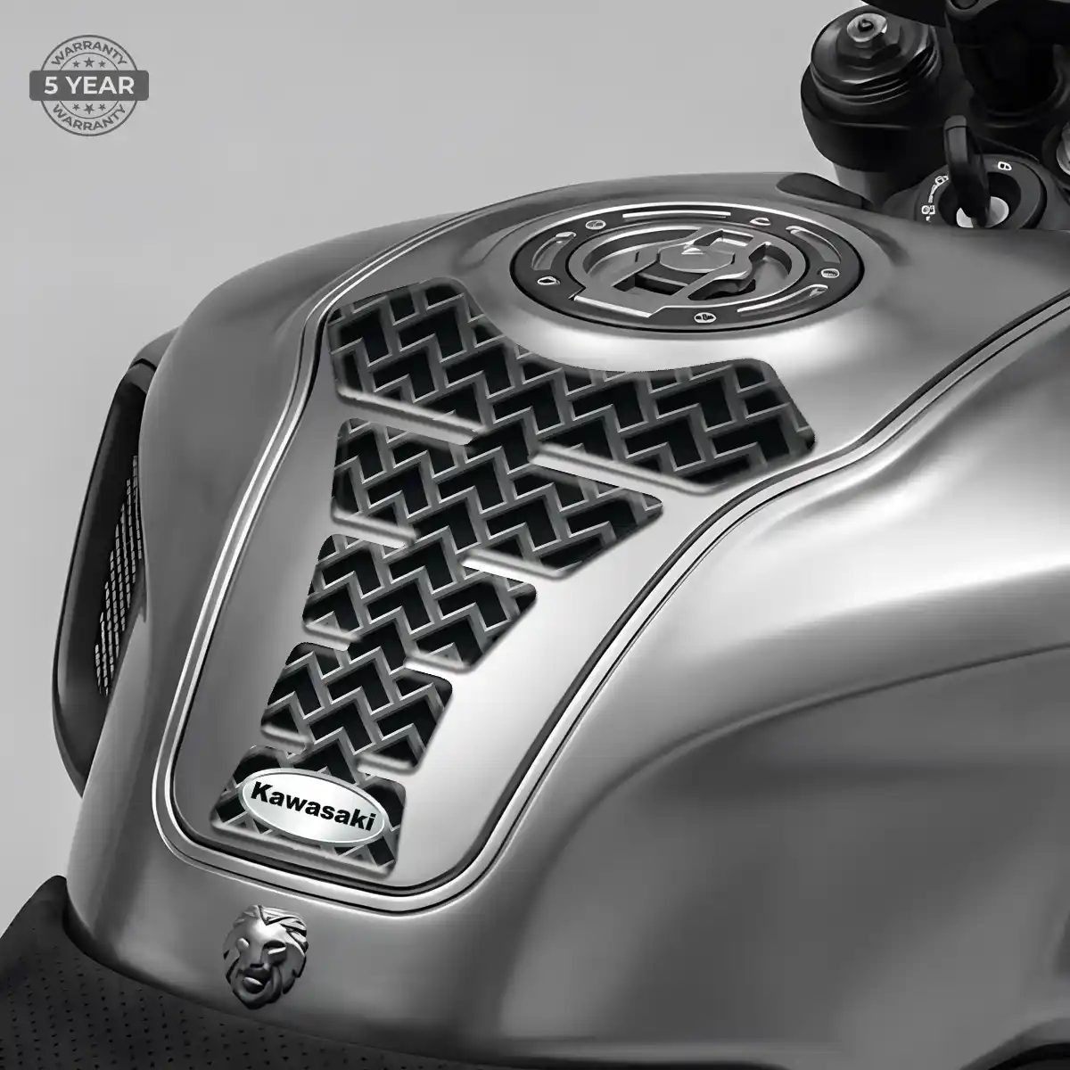Kawasaki Tank Pads Fuse Motorcycle Refined Design