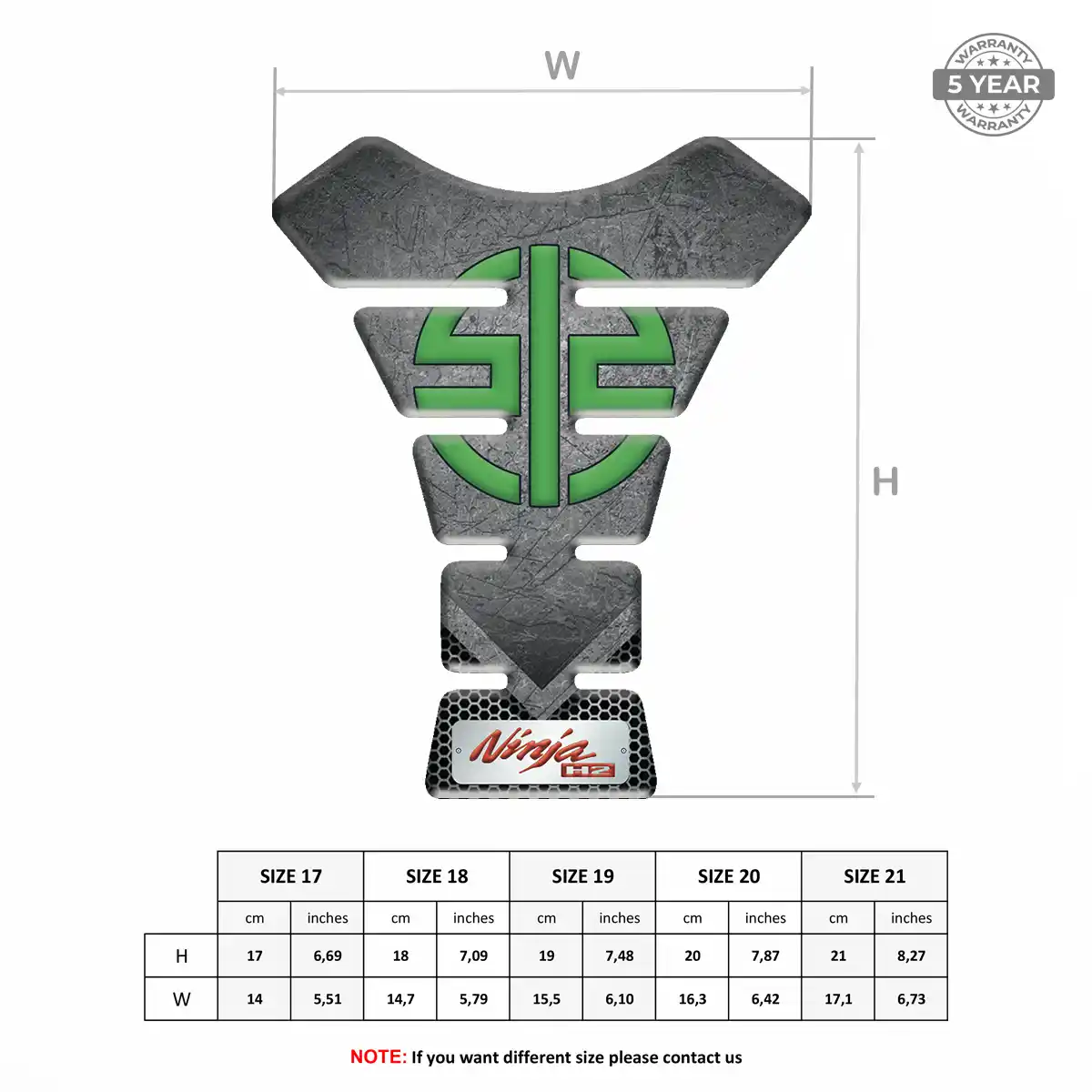 Kawasaki Tank Pads Fuse Superior Craft