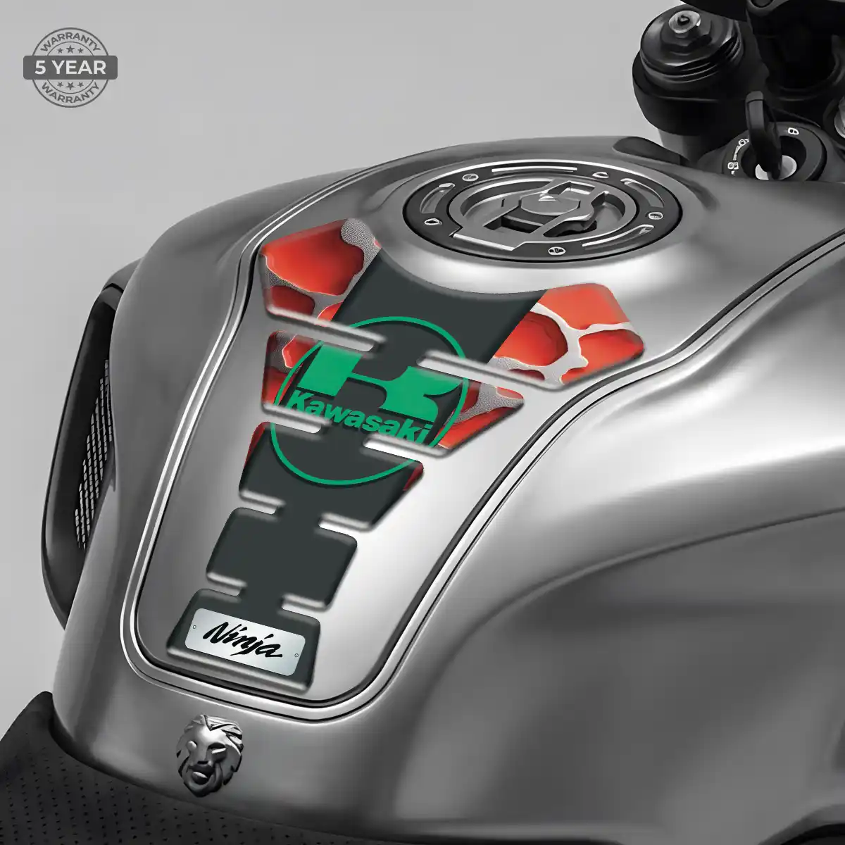 Kawasaki Tank Pads Guards Motorcycle Sleek Style