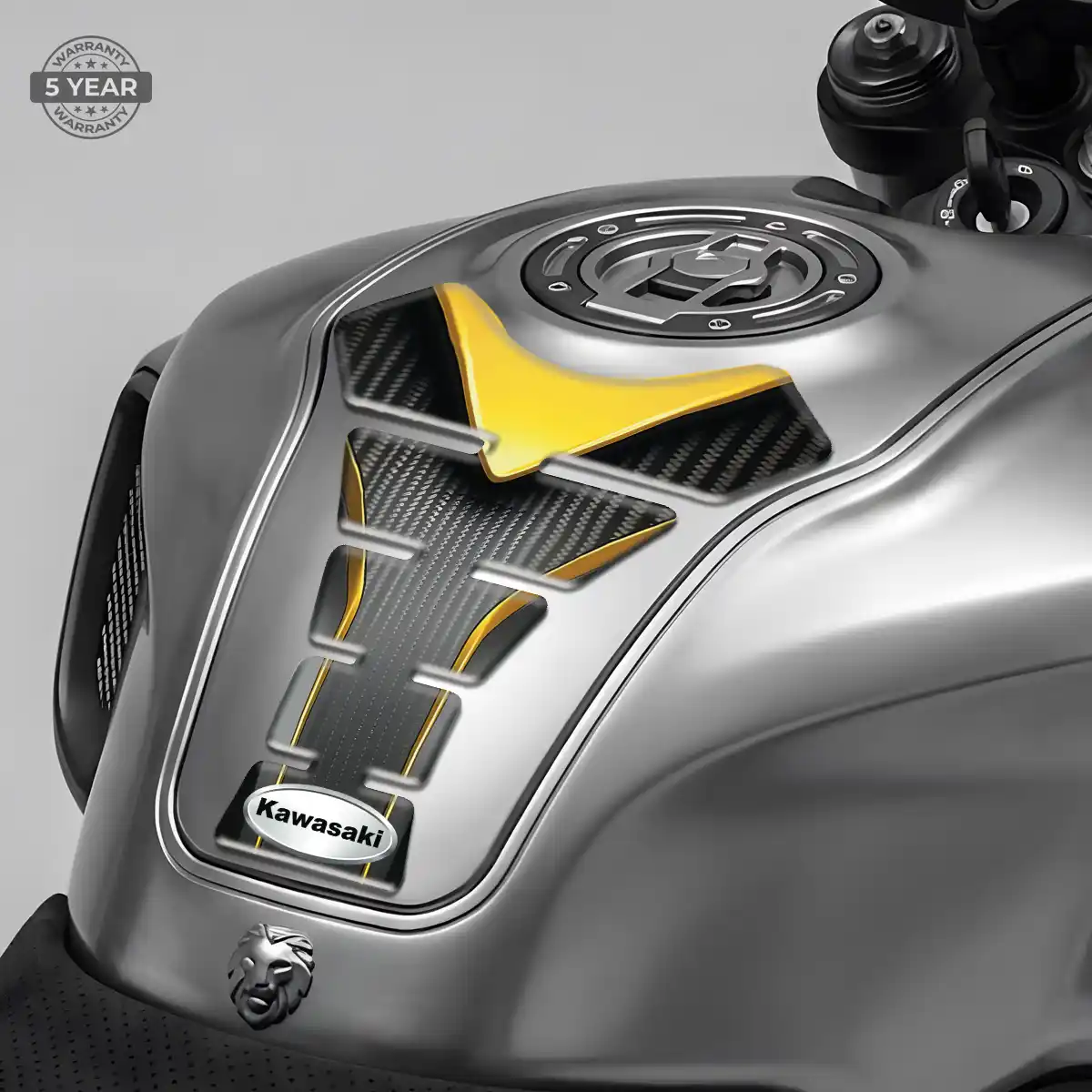 Kawasaki Tank Pads Motorbike Refined Design