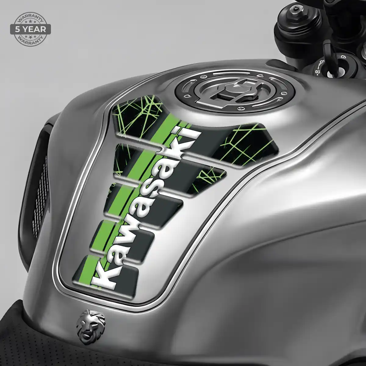 Kawasaki Tank Pads Motorcycle Refined Design