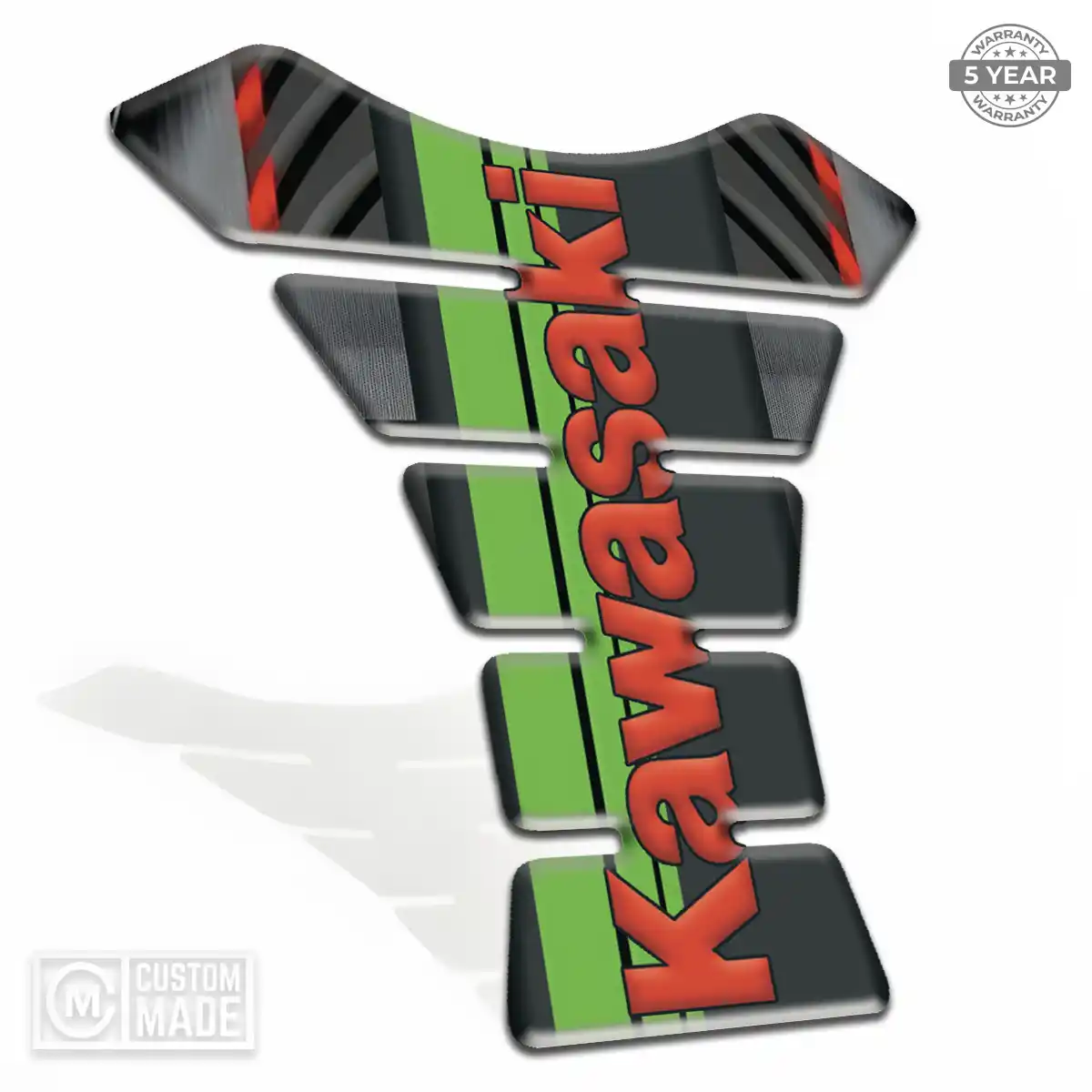 Kawasaki Tank Pads Motorcycle Sleek Style