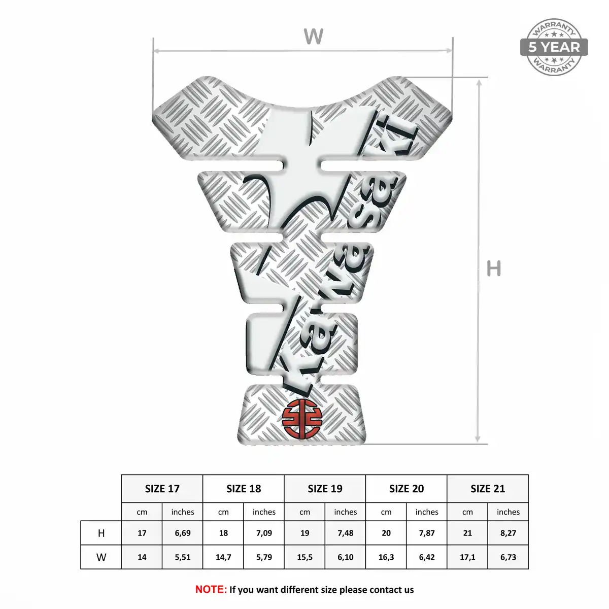 Kawasaki Tank Pads Noble Edition