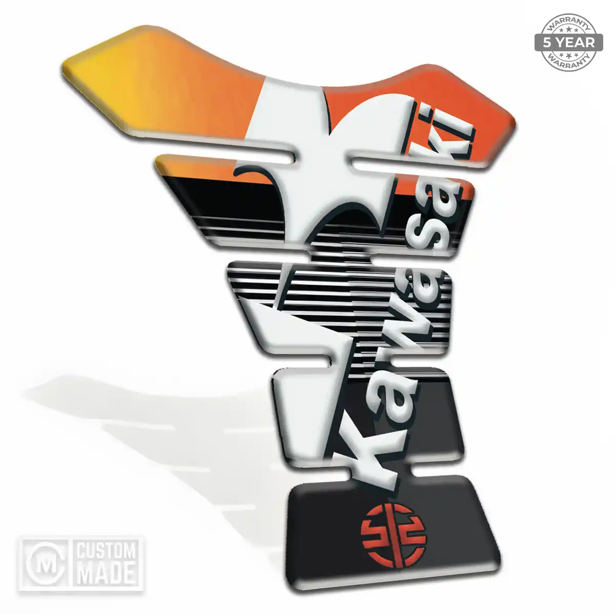 Kawasaki Tank Pads Protector Sleek Style