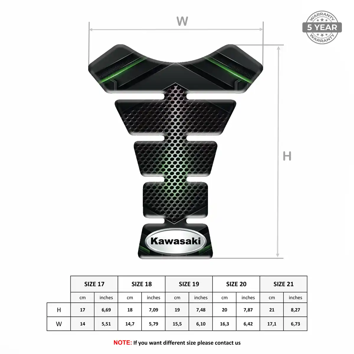 Kawasaki Tank Protector Exclusive Series