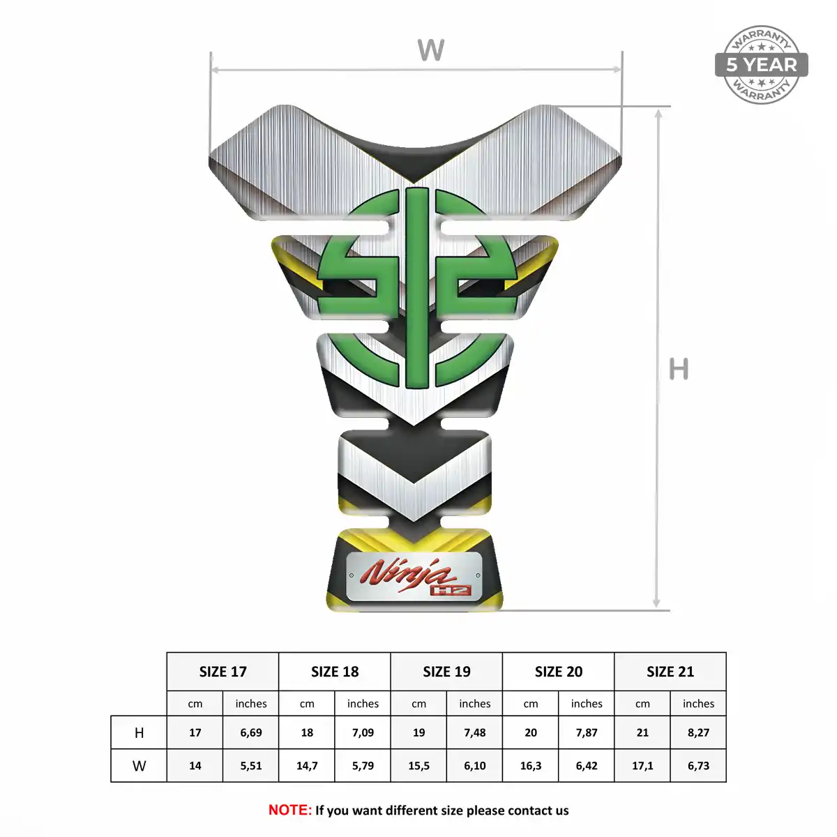 Kawasaki Tank Protector Fuse Motorbike Elite Edition