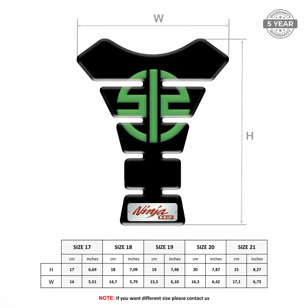 Kawasaki Tank Protector Fuse Prestige Line