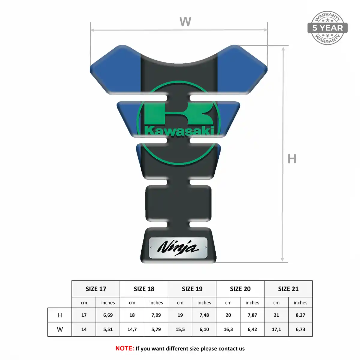 Kawasaki Tank Protector Guard Elite Edition