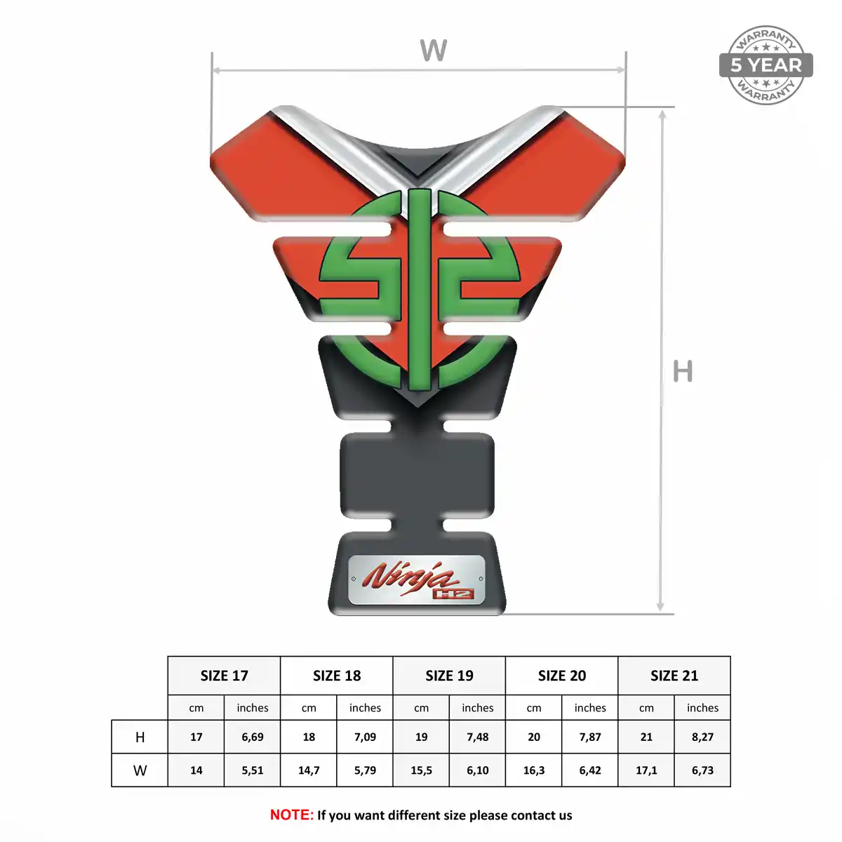 Kawasaki Tank Protector Guard Elite Finish