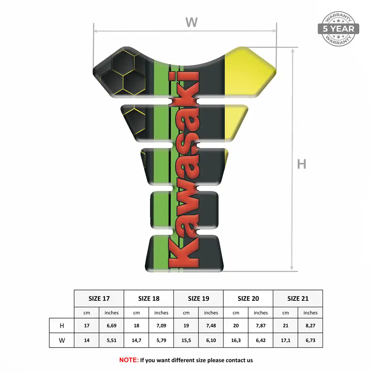 Kawasaki Tank Protector Guard Exclusive Series