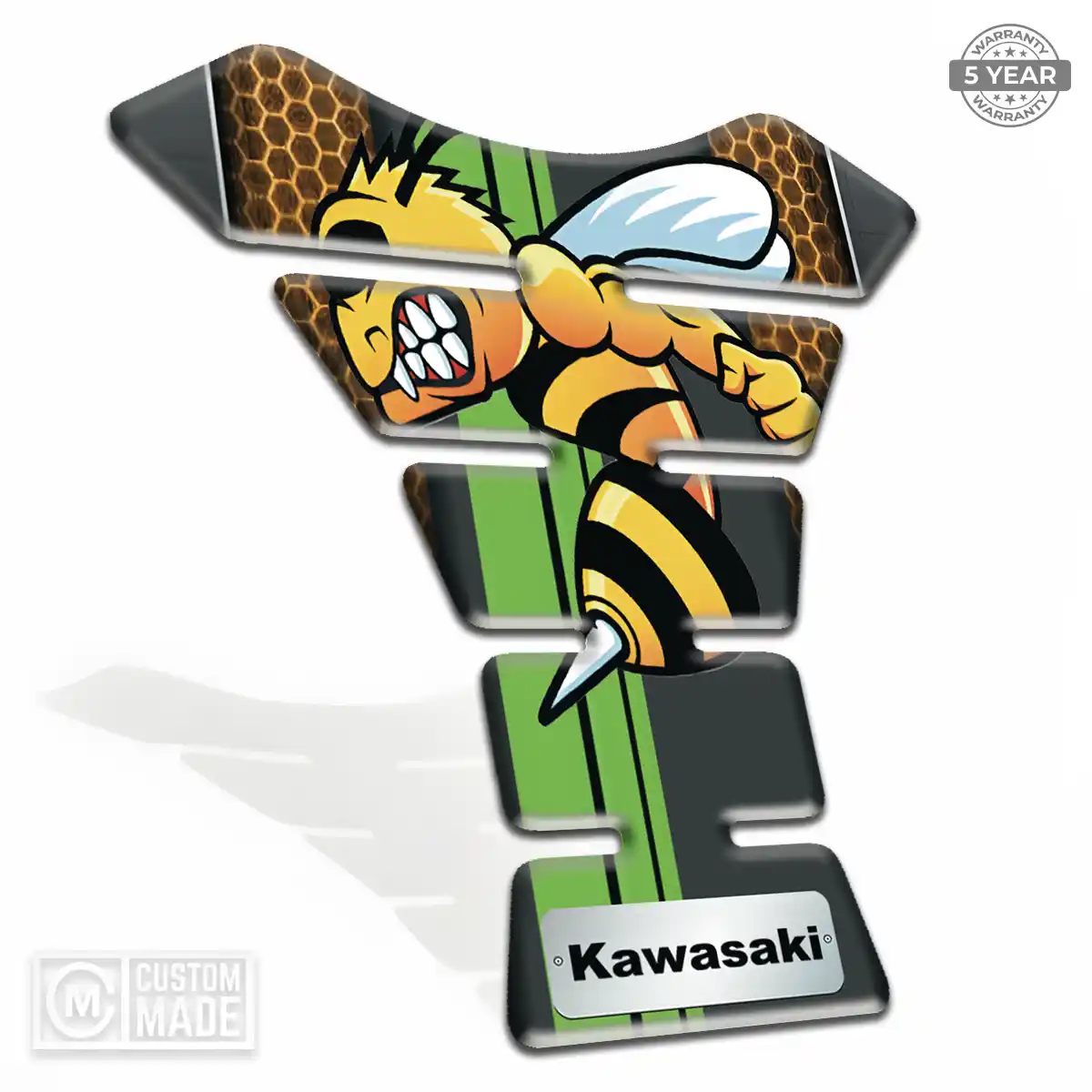Kawasaki Tank Protector Guard Motorbike Refined Design