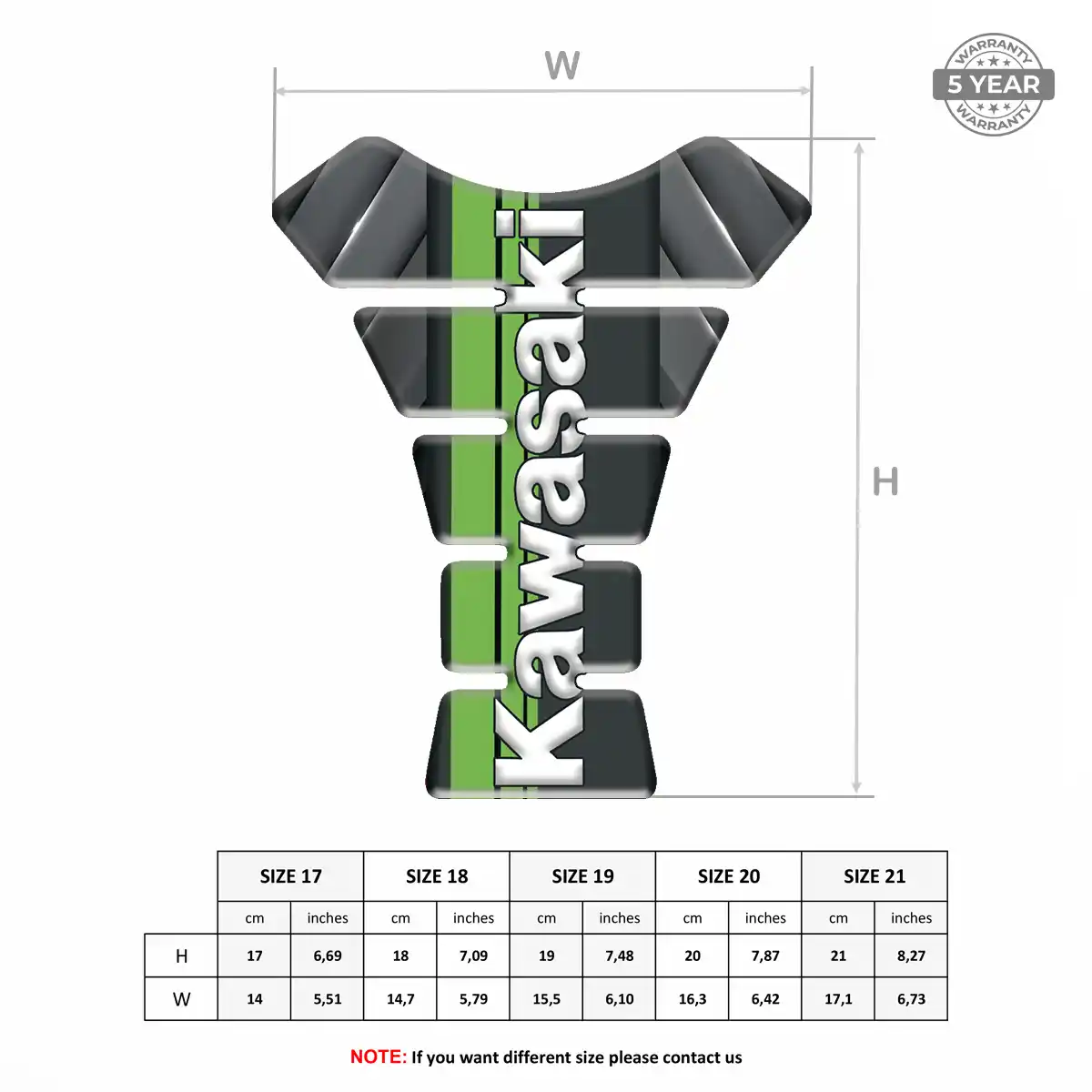 Kawasaki Tank Protector Guards Elite Edition