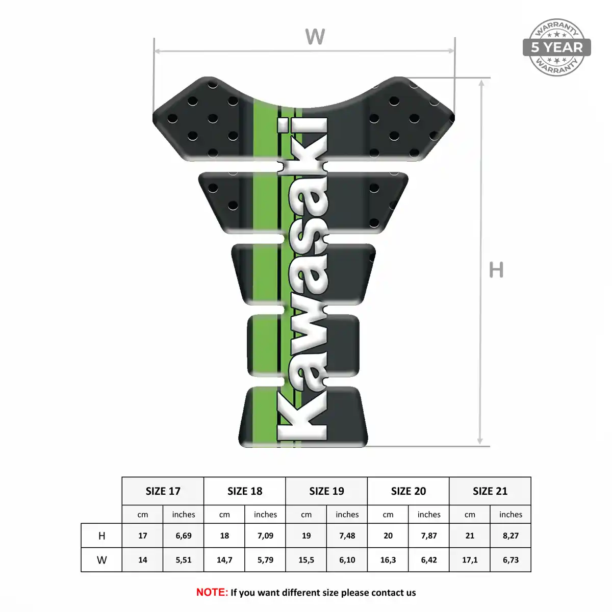 Kawasaki Tank Protector Guards Exclusive Series