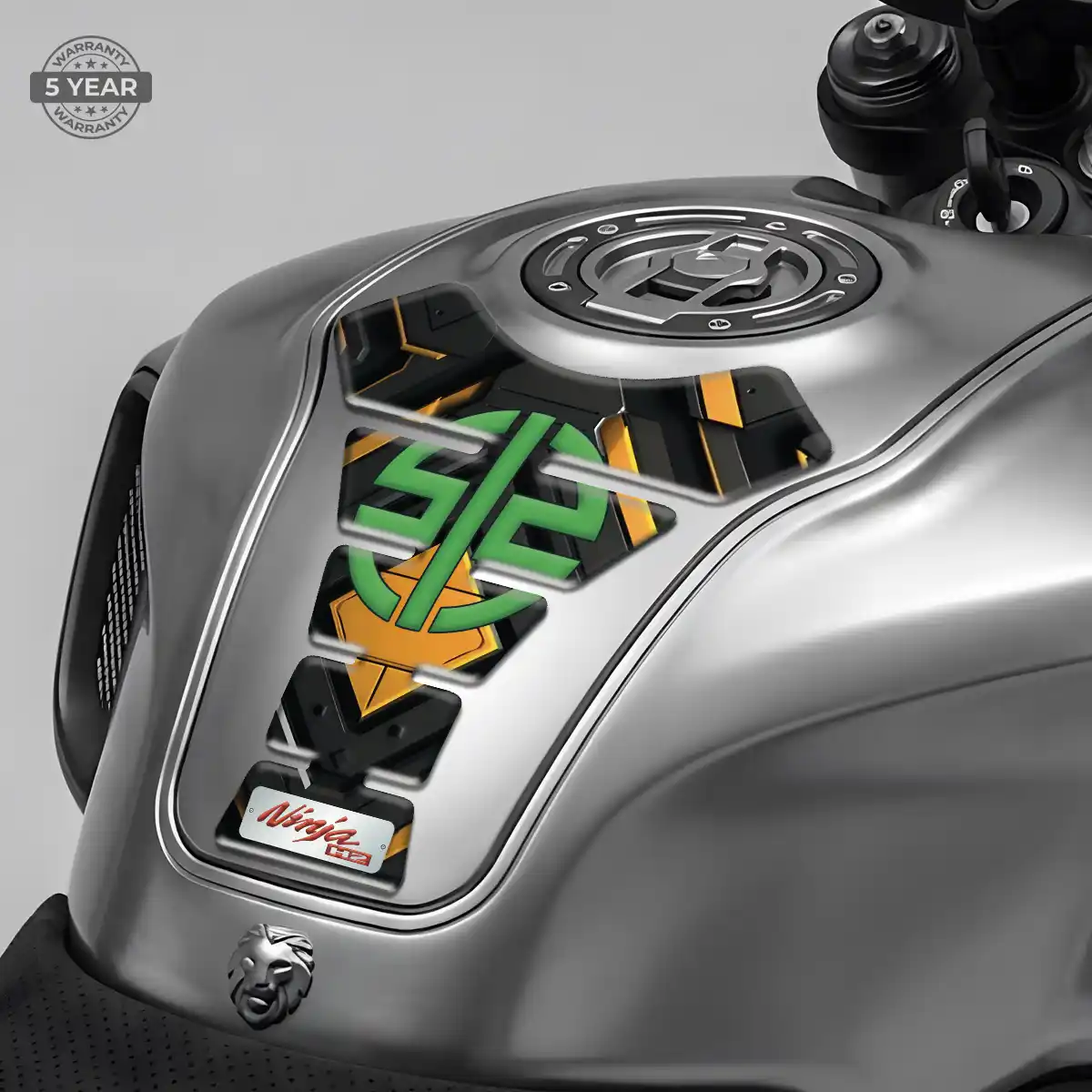 Kawasaki Tank Protector Guards Refined Design
