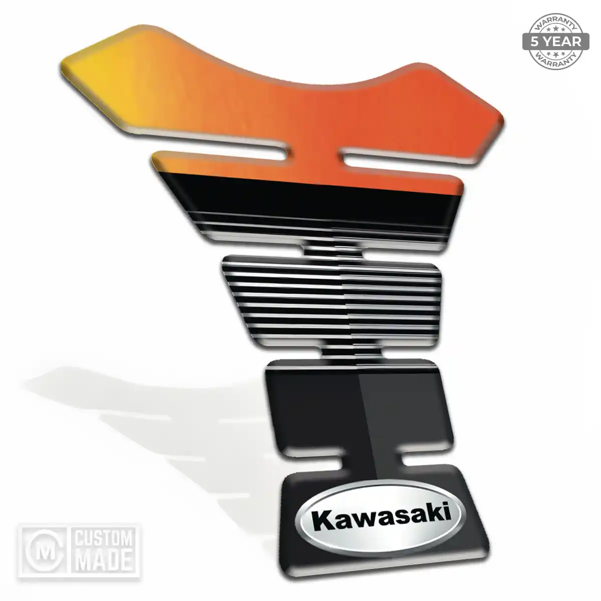Kawasaki Tank Protector Guards Sleek Style
