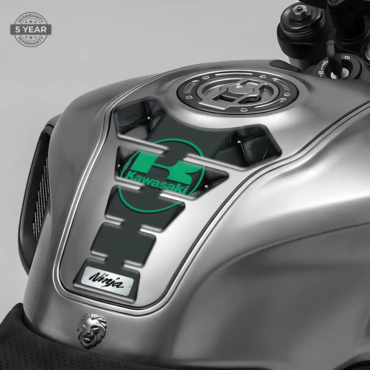 Kawasaki Tank Protector Motorbike Refined Design