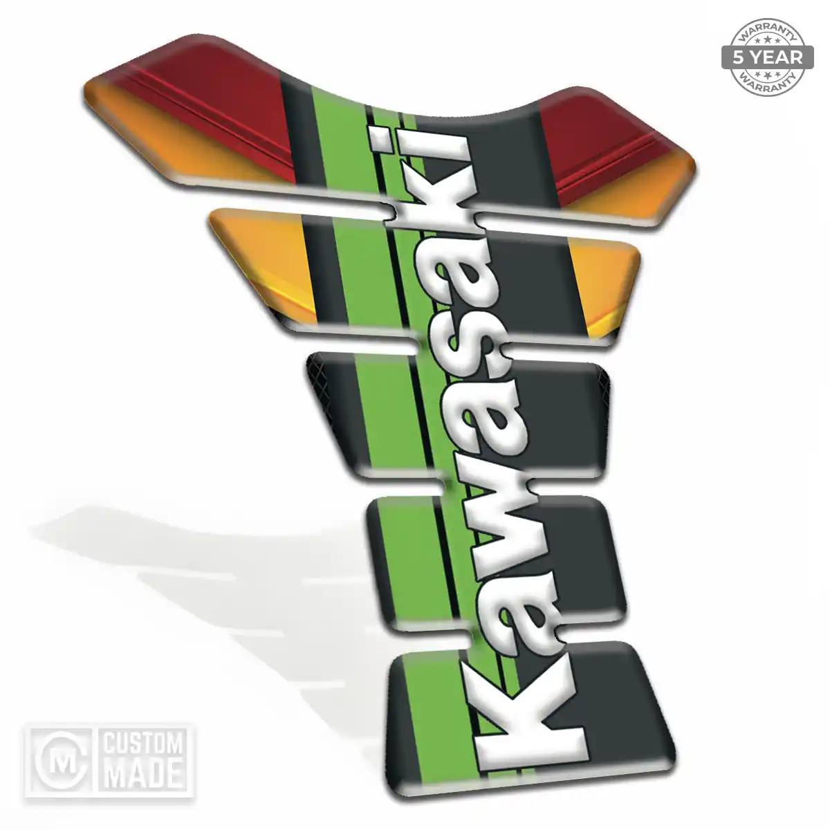 Kawasaki Tank Protector Motorbike Sleek Style