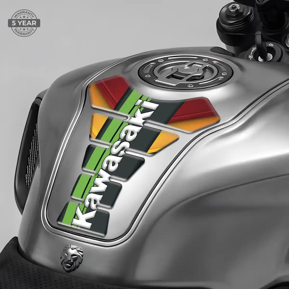 Kawasaki Tank Protector Motorbike Sleek Style