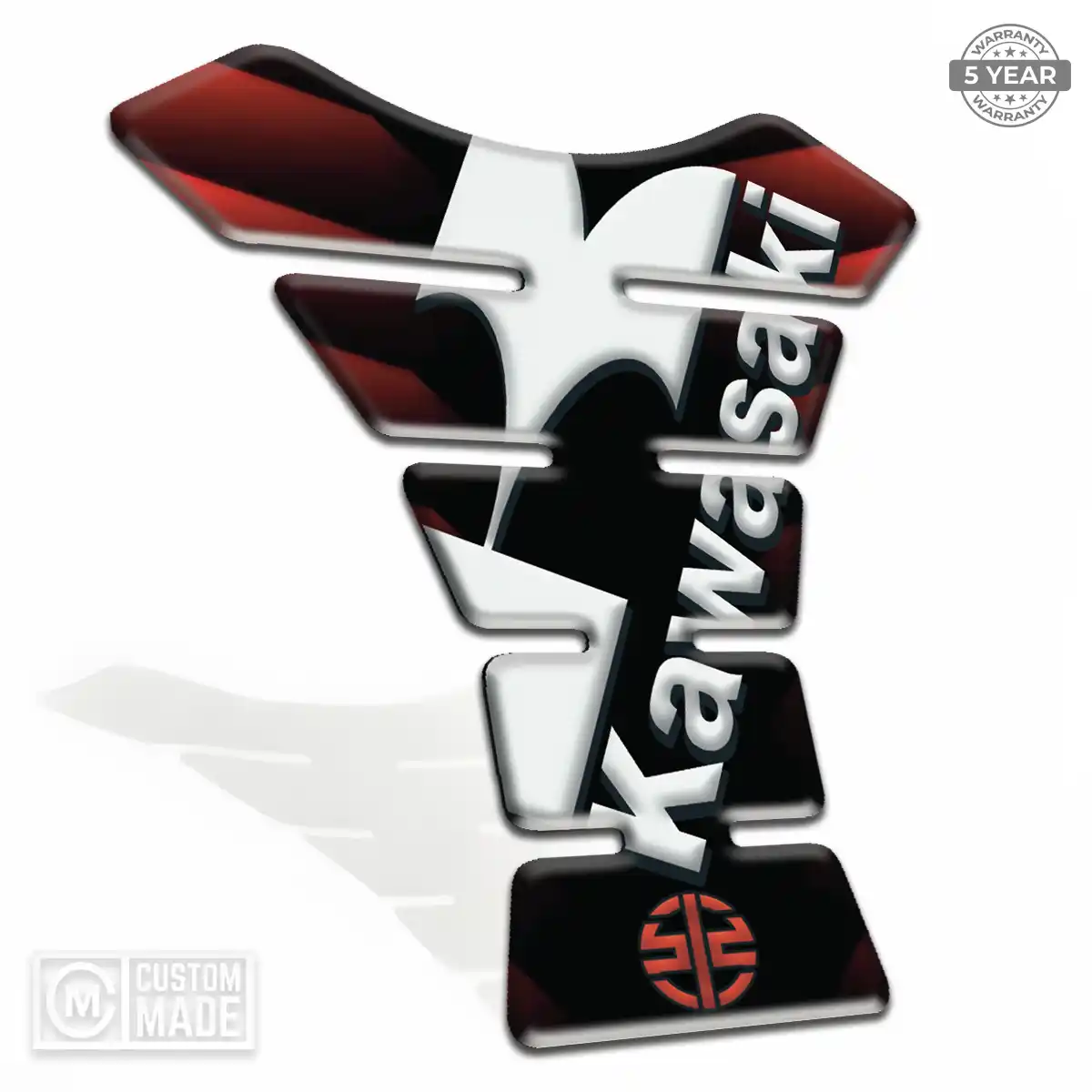 Kawasaki Tank Protector Motorcycle Sleek Style