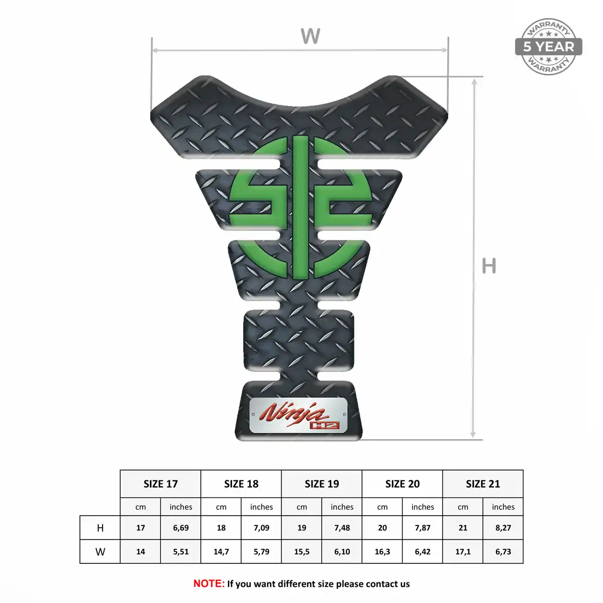Kawasaki Tank Protector Opulent Line