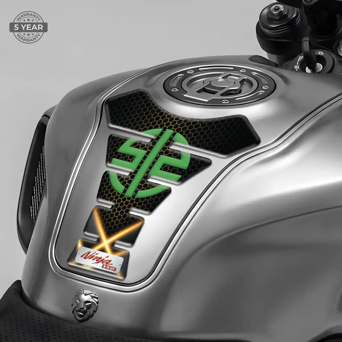 Kawasaki Tank Protector Pad Motorbike Prestige Line