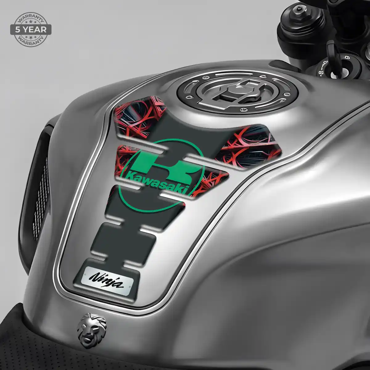 Kawasaki Tank Protector Pad Motorbike Refined Design