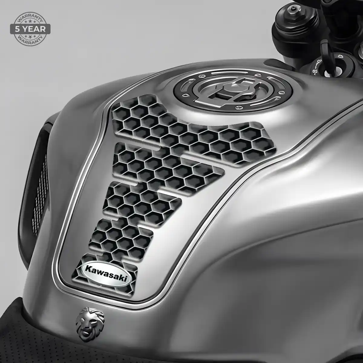 Kawasaki Tank Protector Pad Motorcycle Sleek Style
