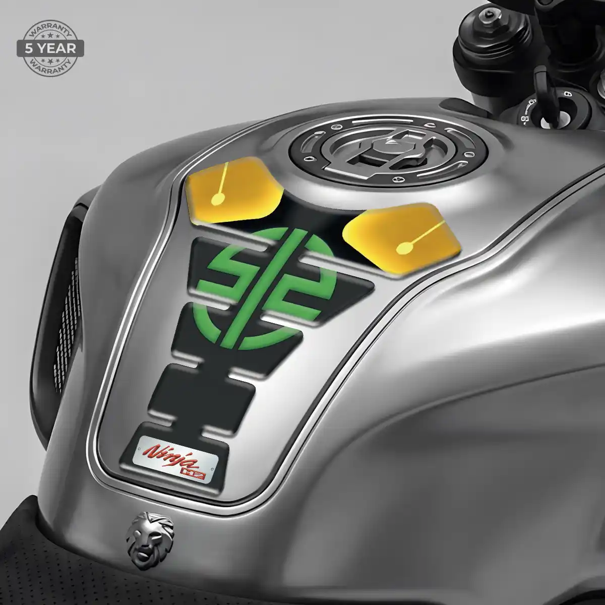 Kawasaki Tank Protector Pads Motorcycle Sleek Style