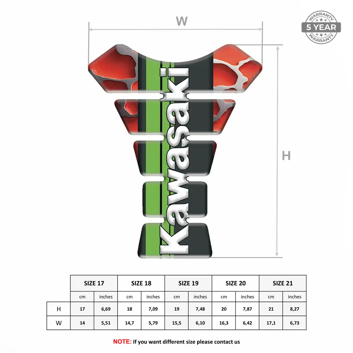 Kawasaki Tank Scratch Protector Superior Craft