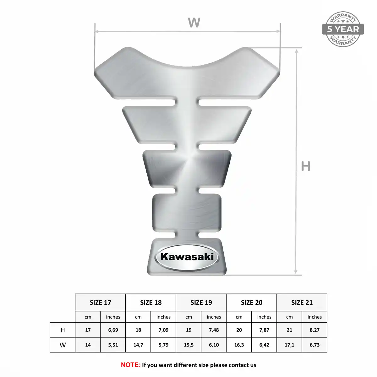 Kawasaki Tank Sticker Exclusive Series