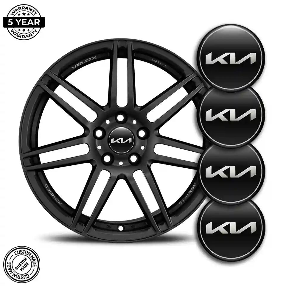 KIA Domed Emblem Self-Adhesive Sleek Style