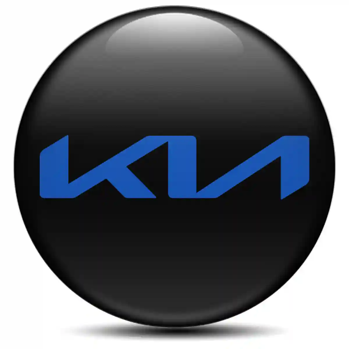 KIA Domed Sticker Self-Adhesive Sleek Style