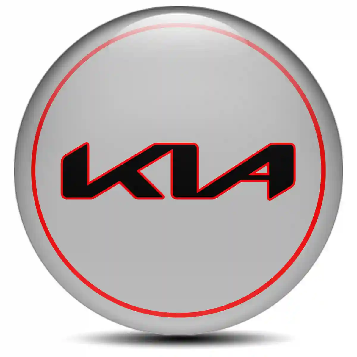 KIA Emblem Center Hup Cap Refined Design