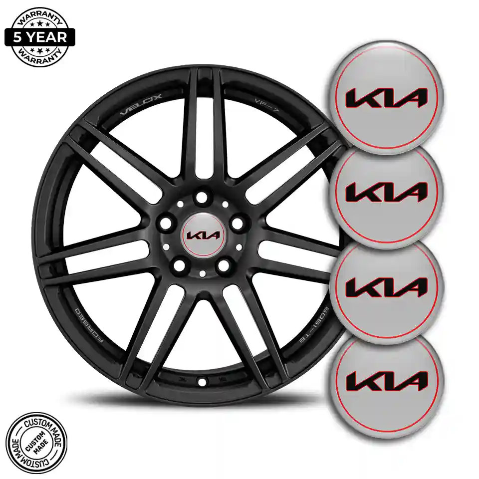 KIA Emblem Center Hup Cap Refined Design