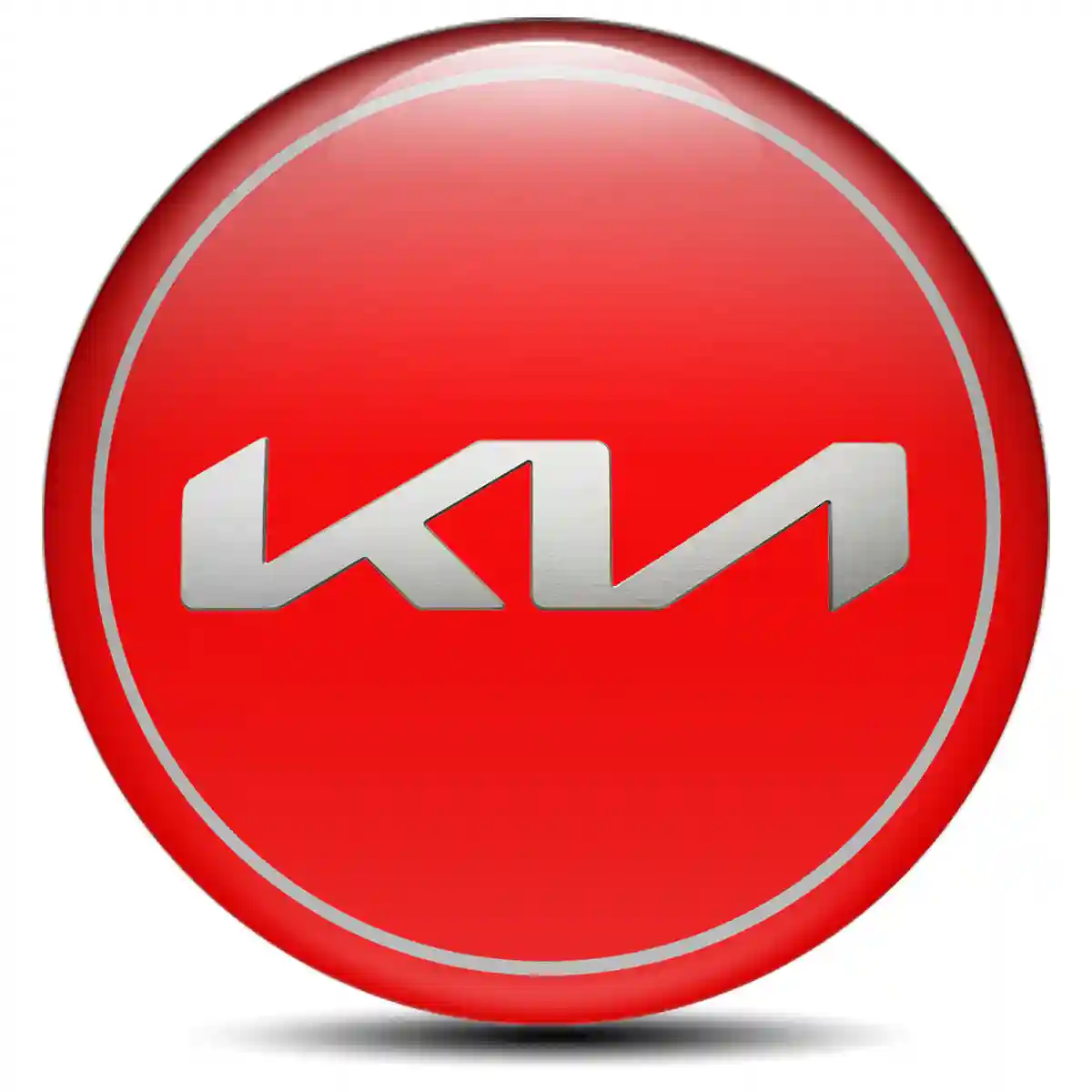 KIA Emblem Wheel Center Caps Self-Adhesive Sleek Style
