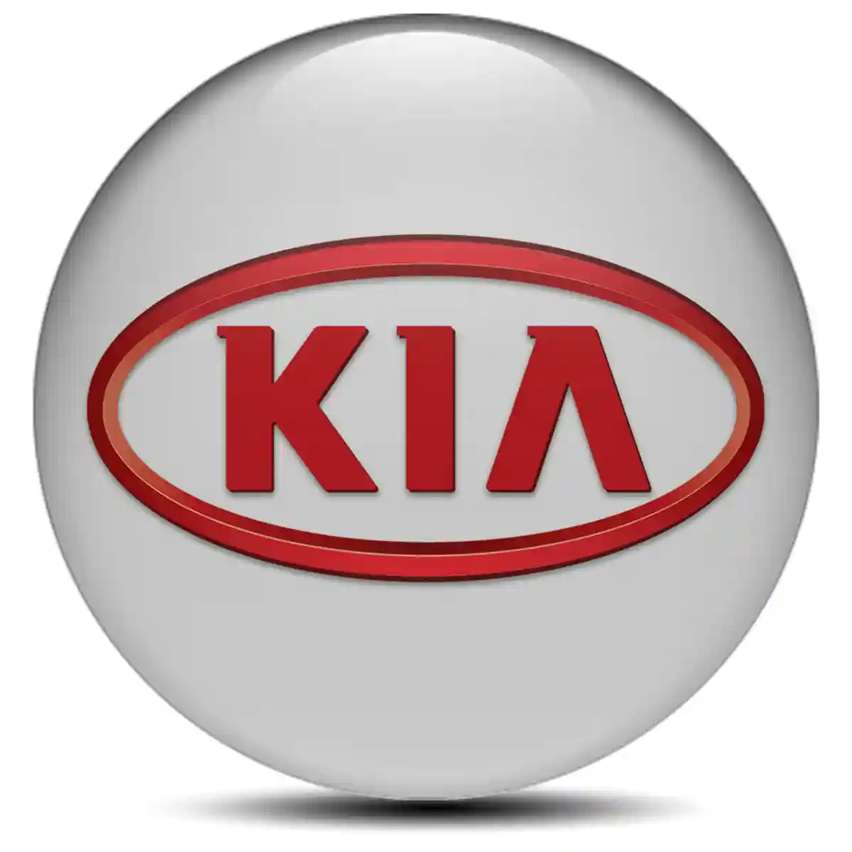 KIA Logo Silicone Badge Refined Design
