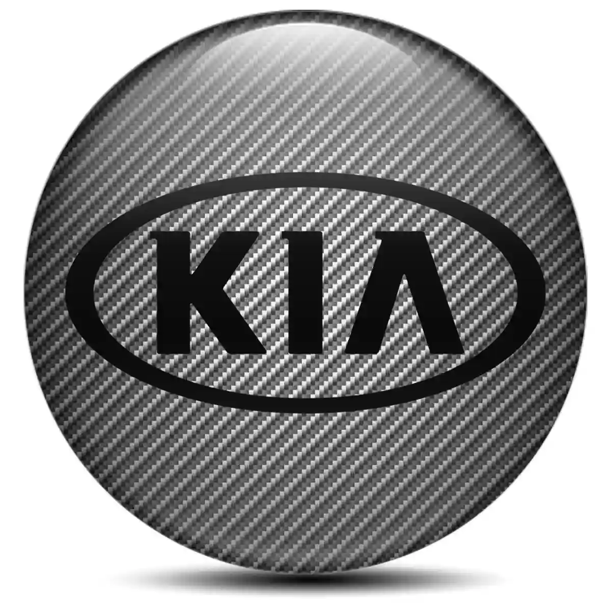 KIA Logo Silicone Sticker Refined Design