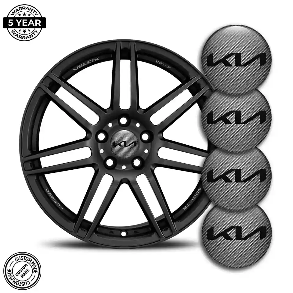 KIA Silicone Emblem Self-Adhesive Sleek Style