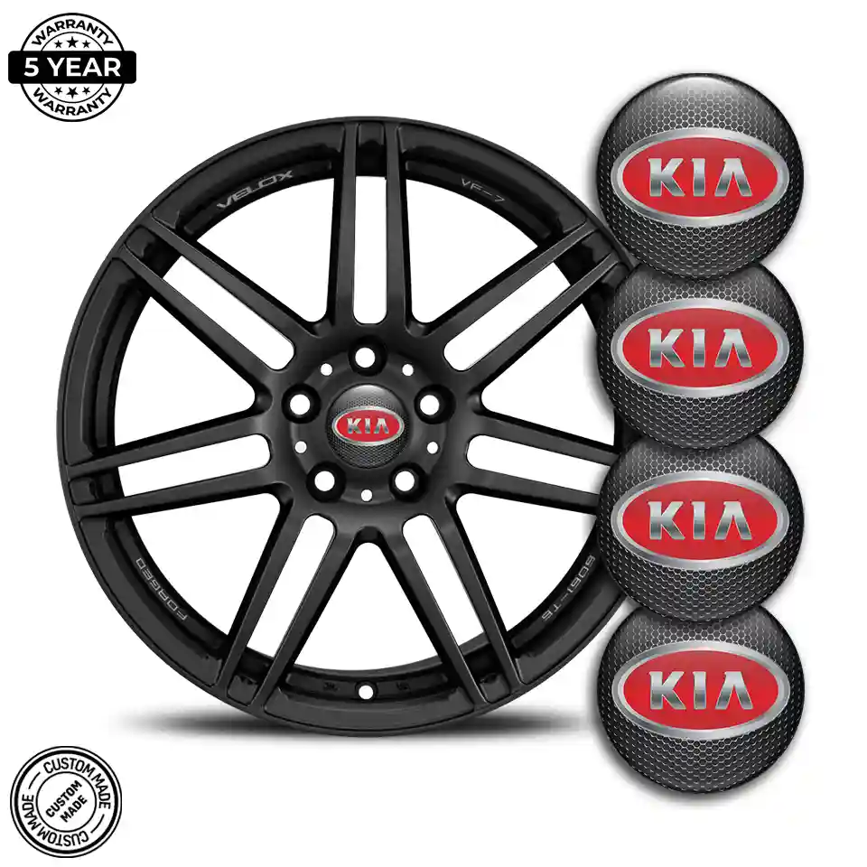KIA Silicone Sticker Self-Adhesive Sleek Style